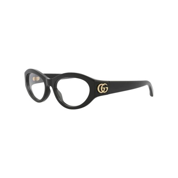 Gucci Black Cat Eye Frame Injection Optical Designer Eyeglasses Frames SRP: $385 main image 2